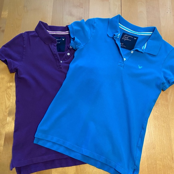 American Eagle Outfitters Tops - AEO Bundle of 2 Polo Shirts size small